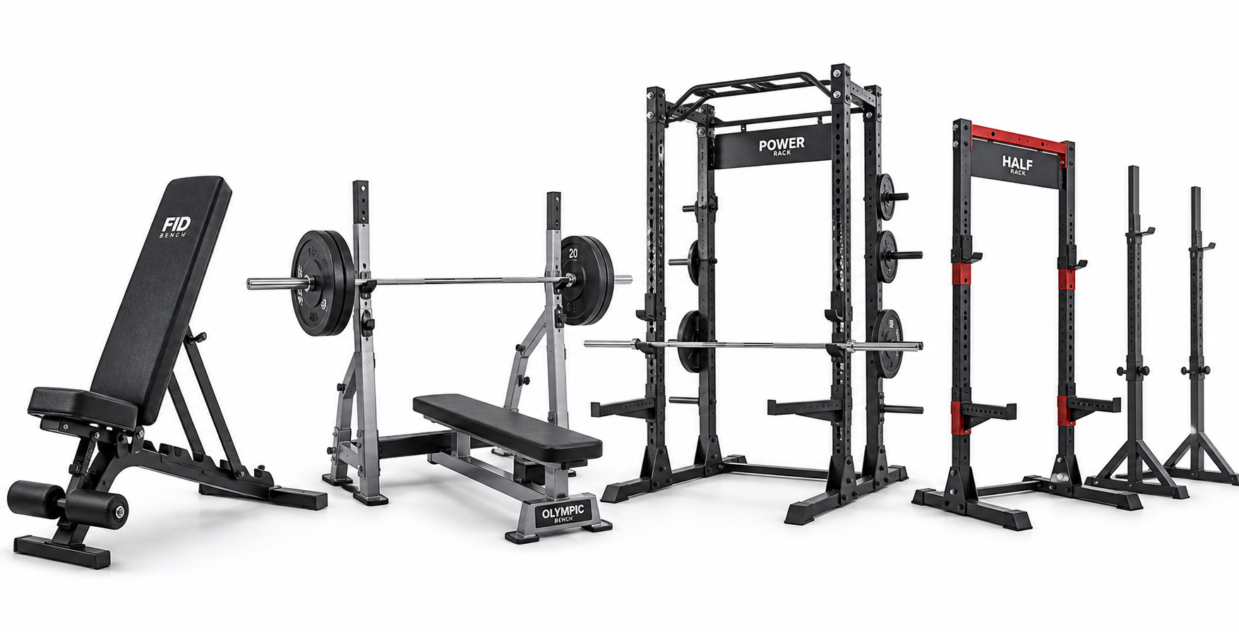 Benches and racks